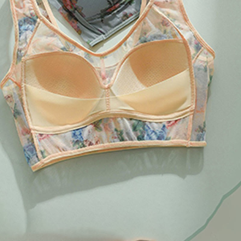 Kabellose BHs mit Mesh-Print (2er-Pack) - image 8