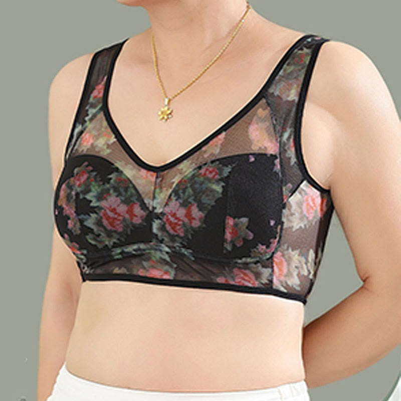 Kabellose BHs mit Mesh-Print (2er-Pack) - image 1