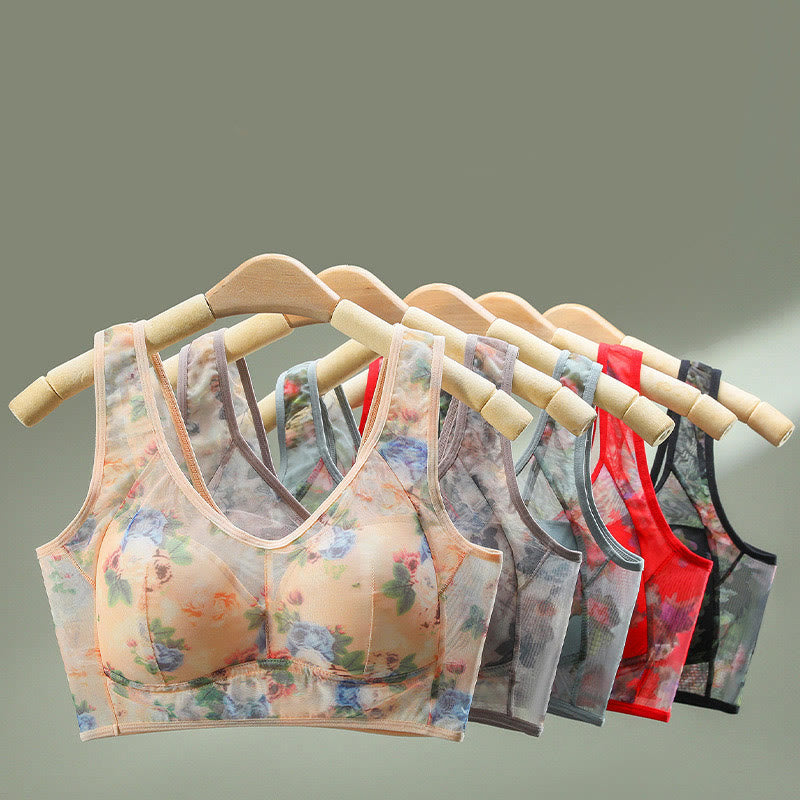 Kabellose BHs mit Mesh-Print (2er-Pack) - image 10