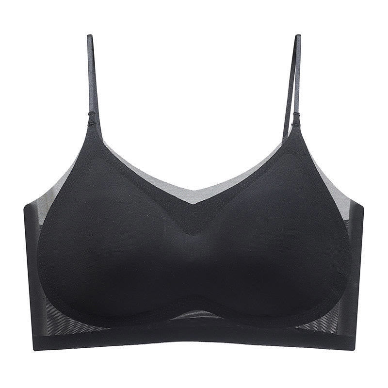 Kabelloser Komfort-BH aus Eisseide (2er-Pack) - Schwarz - 4XL - image 13