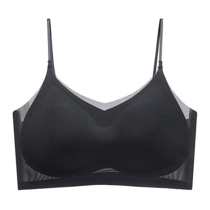 Kabelloser Komfort-BH aus Eisseide (2er-Pack) - Schwarz - 4XL - image 13