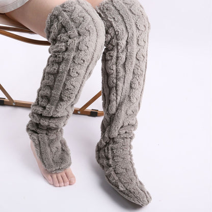 Warme Wintersocken in Übergröße, hohe Strümpfe - image 0