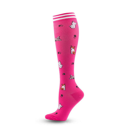Kompressionsstrümpfe mit Einhorn-Tiermotiv (4 Paar) - image 8