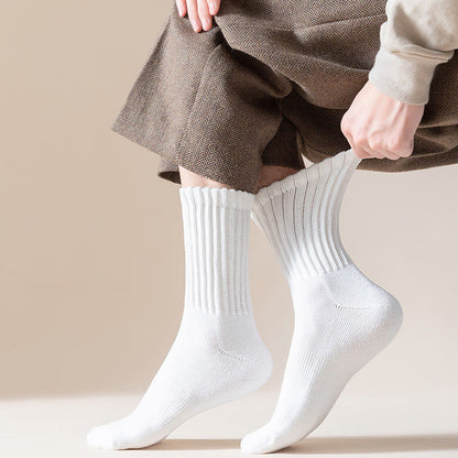 Viertelsocken mit dicken Streifen in Übergröße (4 Paar)
