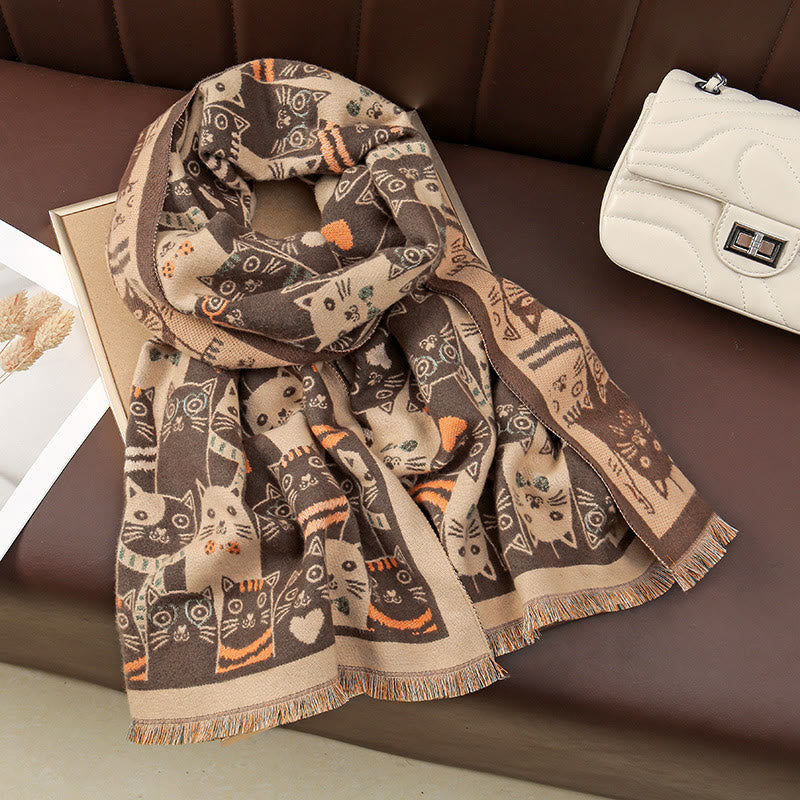 Decke mit Cartoon-Katze - image 5