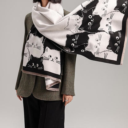 Warmer, schöner Winterdeckenschal - image 4