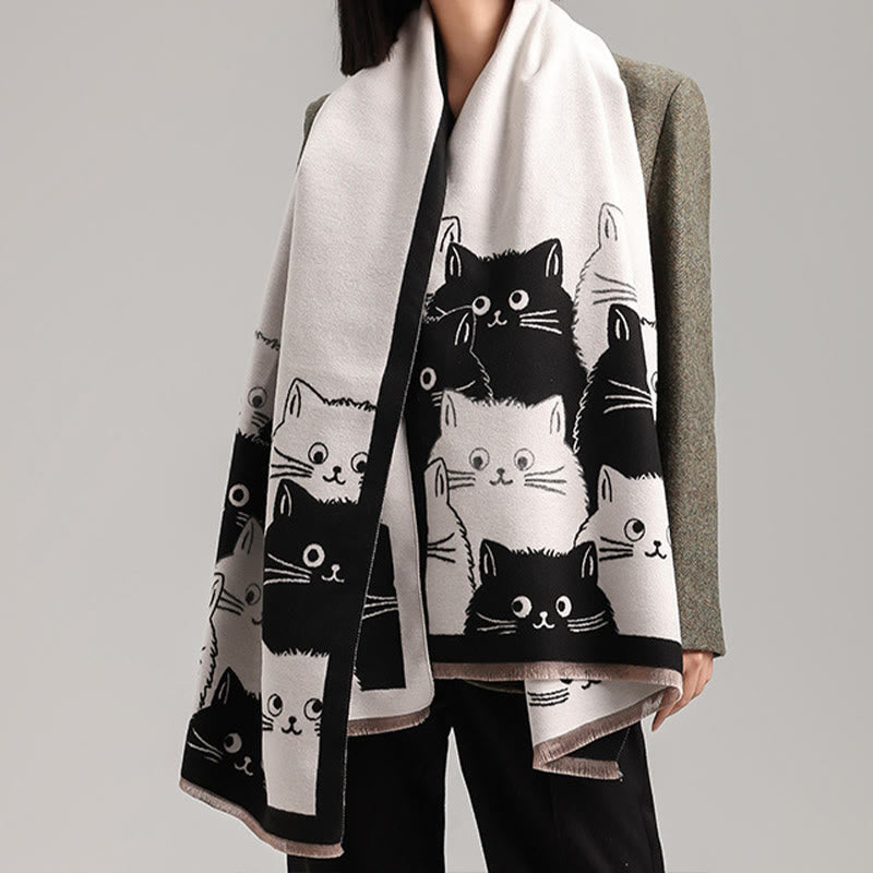 Warmer, schöner Winterdeckenschal - image 3