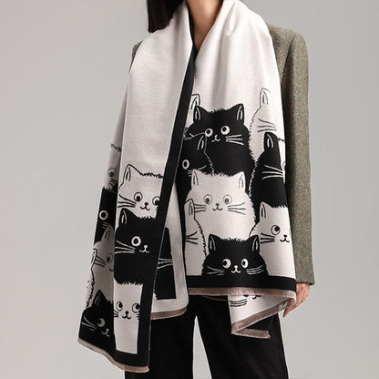 Warmer, schöner Winterdeckenschal - image 3