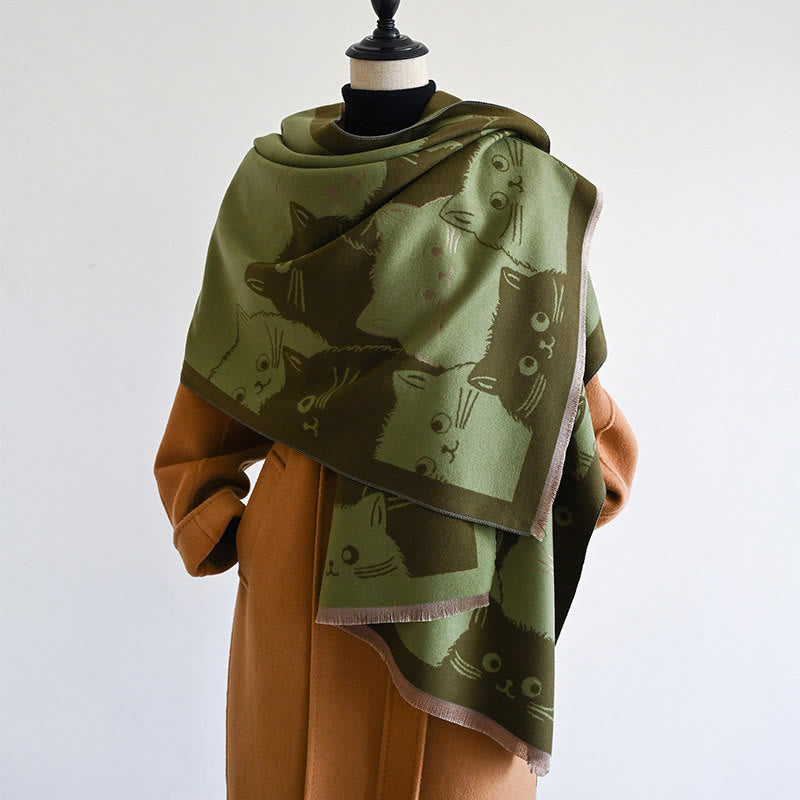 Warmer, schöner Winterdeckenschal - image 8