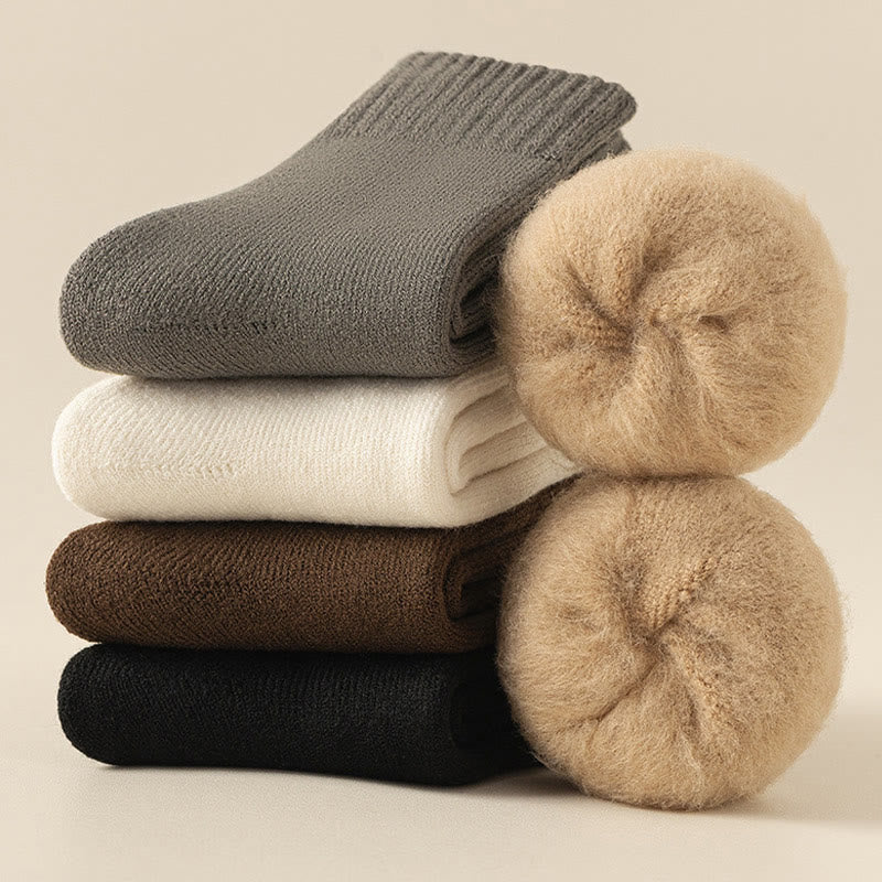 Vielseitige, einfarbige Viertelsocken in Übergröße (5 Paar)