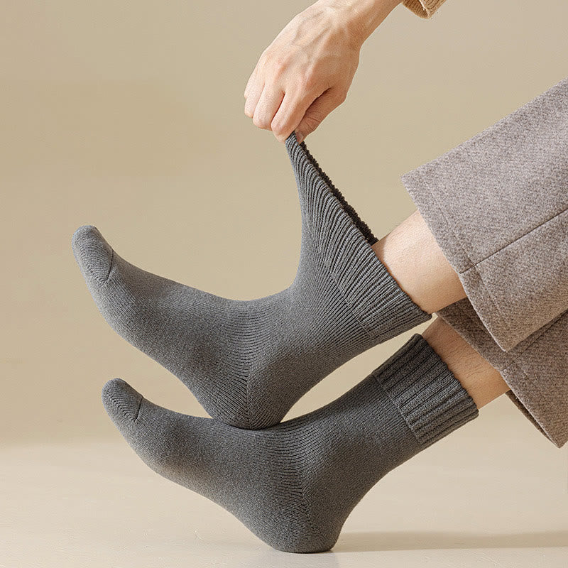 Vielseitige, einfarbige Viertelsocken in Übergröße (5 Paar)