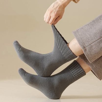 Vielseitige, einfarbige Viertelsocken in Übergröße (5 Paar)