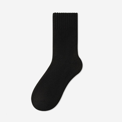 Vielseitige, einfarbige Viertelsocken in Übergröße (5 Paar) - Schwarz - EU39-45 (US6-11) - image 6