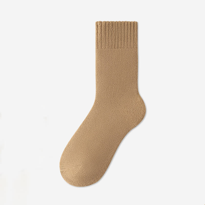 Vielseitige, einfarbige Viertelsocken in Übergröße (5 Paar) - Kaffee - EU39-45 (US6-11) - image 8