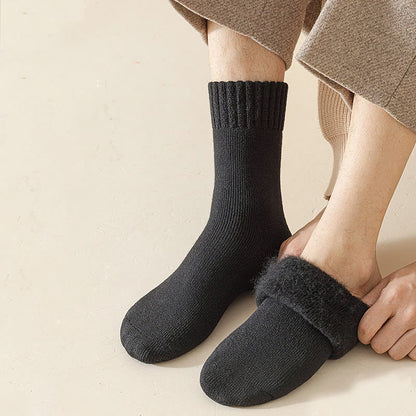 Vielseitige, einfarbige Viertelsocken in Übergröße (5 Paar)