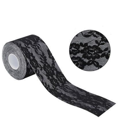 Unsichtbares Lifting-Spitzen-Nippelband zum Einmalgebrauch (2 Rollen) - Schwarz - image 2
