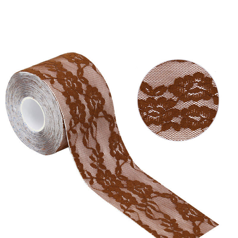 Unsichtbares Lifting-Spitzen-Nippelband zum Einmalgebrauch (2 Rollen) - Braun - image 3