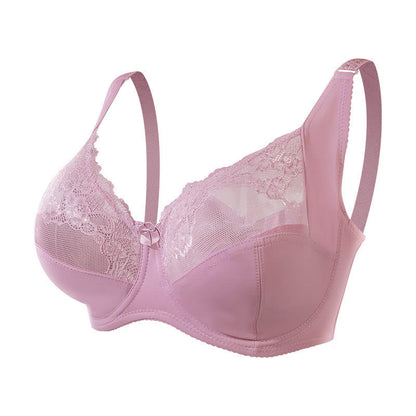 Dünner, sexy Bügel-BH aus Spitze - Rosa - 48 - G - image 7