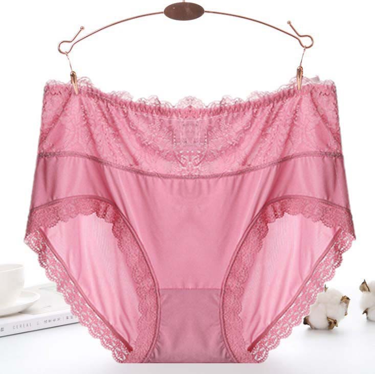 Sexy Mesh-Spitzenpanty (3er-Pack) - Rosa - 5XL - image 7