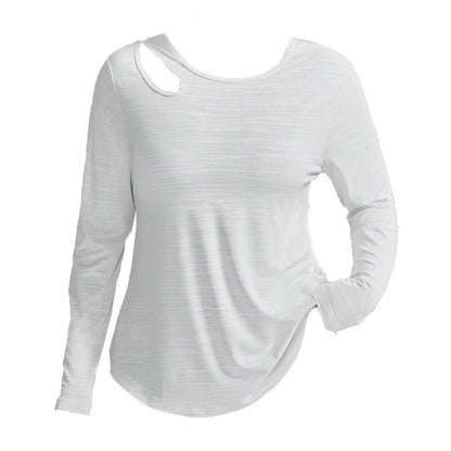 Plus Size Loose Long Sleeve Sportshirt - image 2