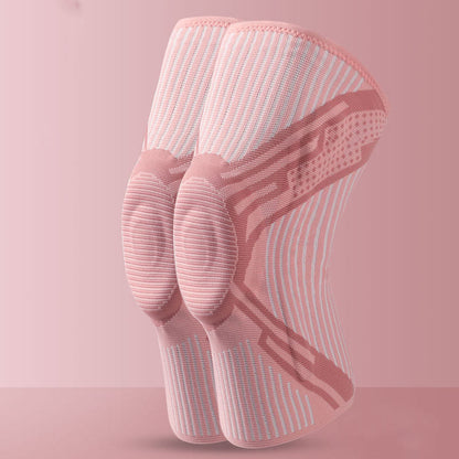 Kniebandage mit Silikonpolster - Rosa - XL - image 12