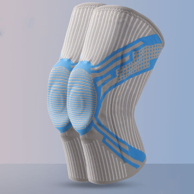 Kniebandage mit Silikonpolster - Himmelblau - XL - image 14