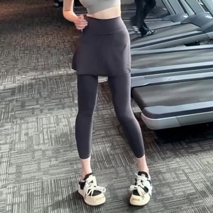 Yoga-Sportrockhose mit Hüftbedeckung - image 1