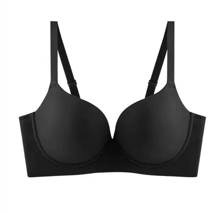 Nahtloser, bügelloser Stütz-BH mit vollständiger Abdeckung - Schwarz - 3XL - image 2