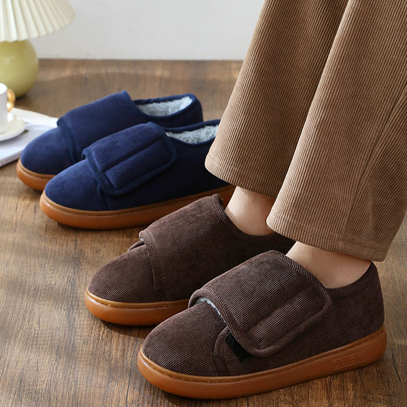 Rutschfeste, verstellbare Diabetiker-Hausschuhe in Übergröße - image 2