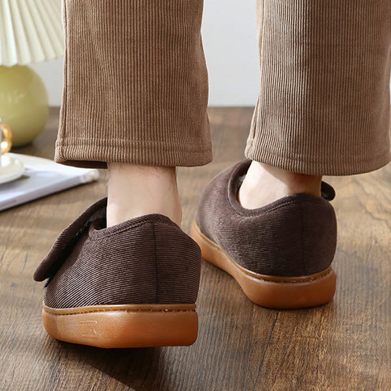 Rutschfeste, verstellbare Diabetiker-Hausschuhe in Übergröße - image 4