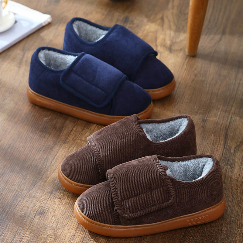 Rutschfeste, verstellbare Diabetiker-Hausschuhe in Übergröße - image 6