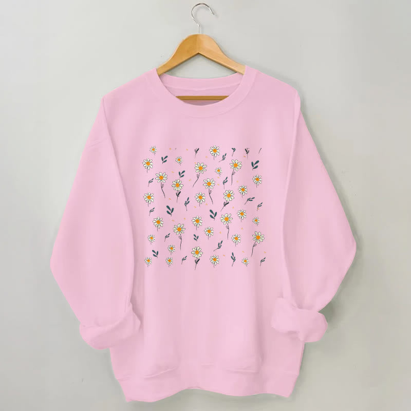 Daisy-Sweatshirt in Übergröße - Rosa - 3XL - image 5