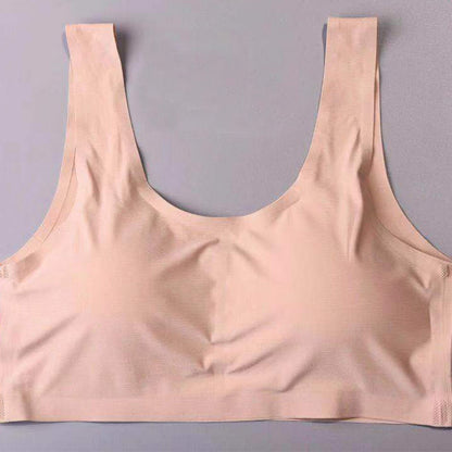 Dünner, nahtloser, bügelloser BH - Nackt - 5XL - image 9