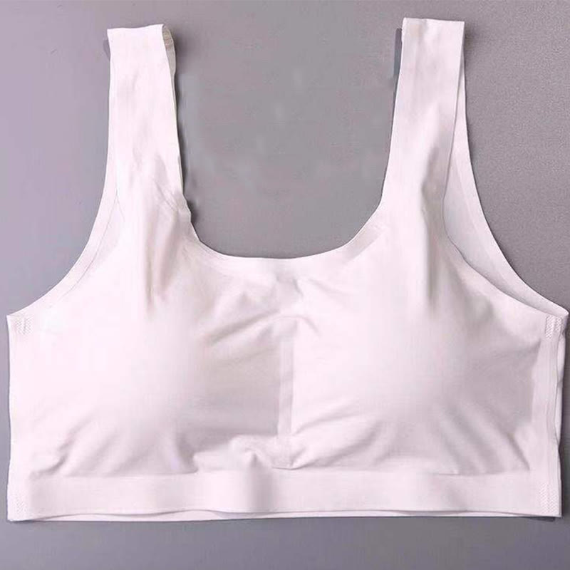 Dünner, nahtloser, bügelloser BH - Weiß - 5XL - image 6