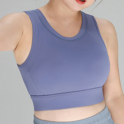 Stoßfester kabelloser Sport-BH - Blau - 5XL - image 0