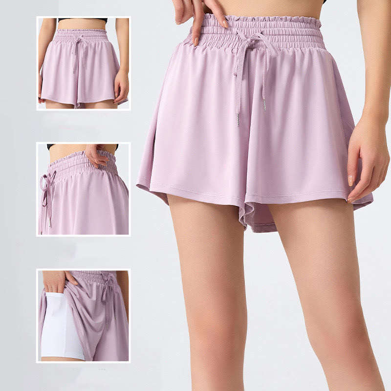 Plus Size High Waist Quick Dry Sportshorts - image 6