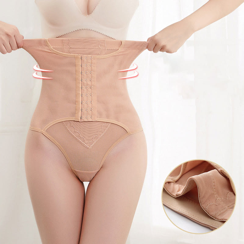 Bauchweg-Shapewear-Tanga mit hoher Taille in Übergröße - image 1