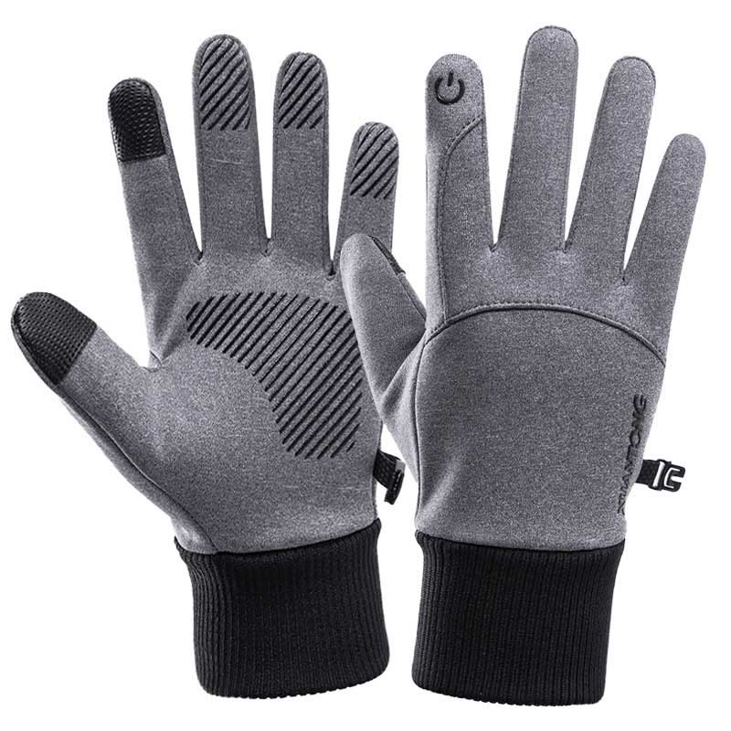 Rutschfeste warme Outdoor-Handschuhe - Grau - XL - image 6