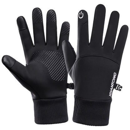 Rutschfeste warme Outdoor-Handschuhe - Schwarz - XL - image 0