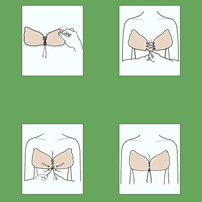 Unsichtbare, verstellbare Push-Up-Nippelabdeckungen (2 Paar)