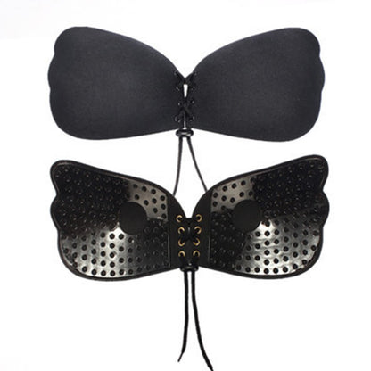 Unsichtbare, verstellbare Push-Up-Nippelabdeckungen (2 Paar) - Schwarz - H - image 1