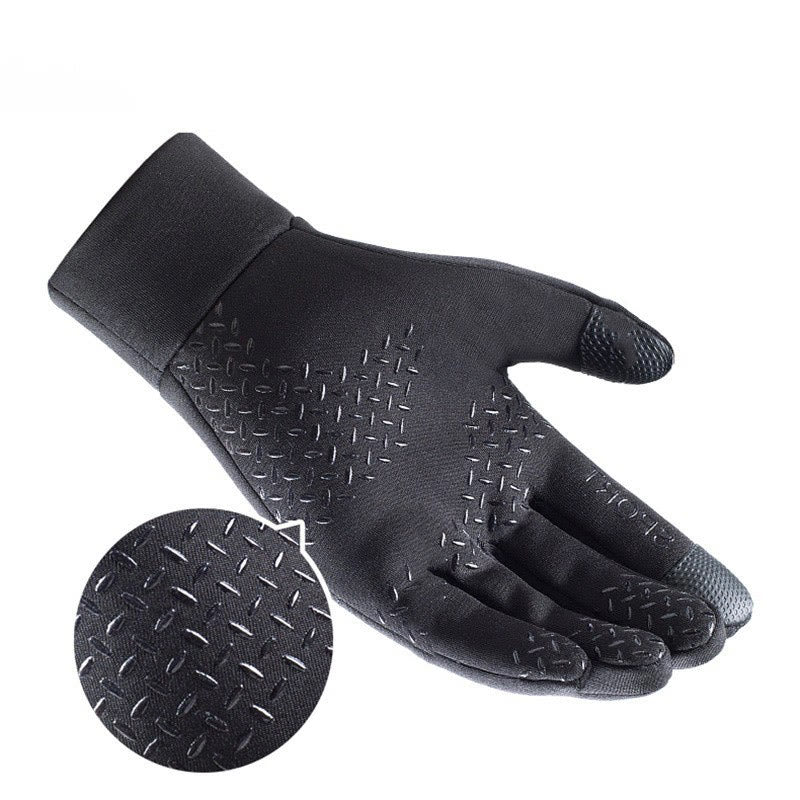 Warme Plüschhandschuhe zum Radfahren - image 4