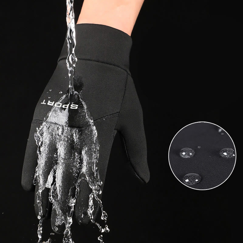 Warme Plüschhandschuhe zum Radfahren - image 1