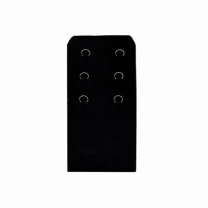 Einfarbige BH-Verlängerungsschnallen (6 Stück) - Schwarz - 2,99'' - image 1