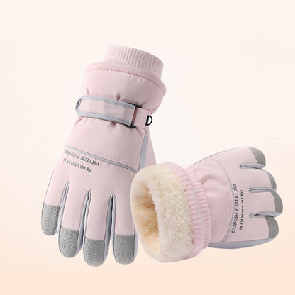 Wasserdichte Touchscreen-Skihandschuhe - Rosa - Einheitsgröße - image 11