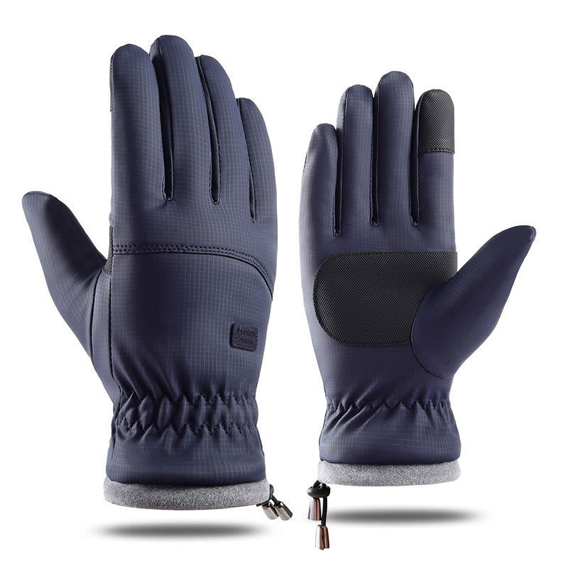Wasserdichte, dicke Skihandschuhe - Blau - Einheitsgröße - image 3