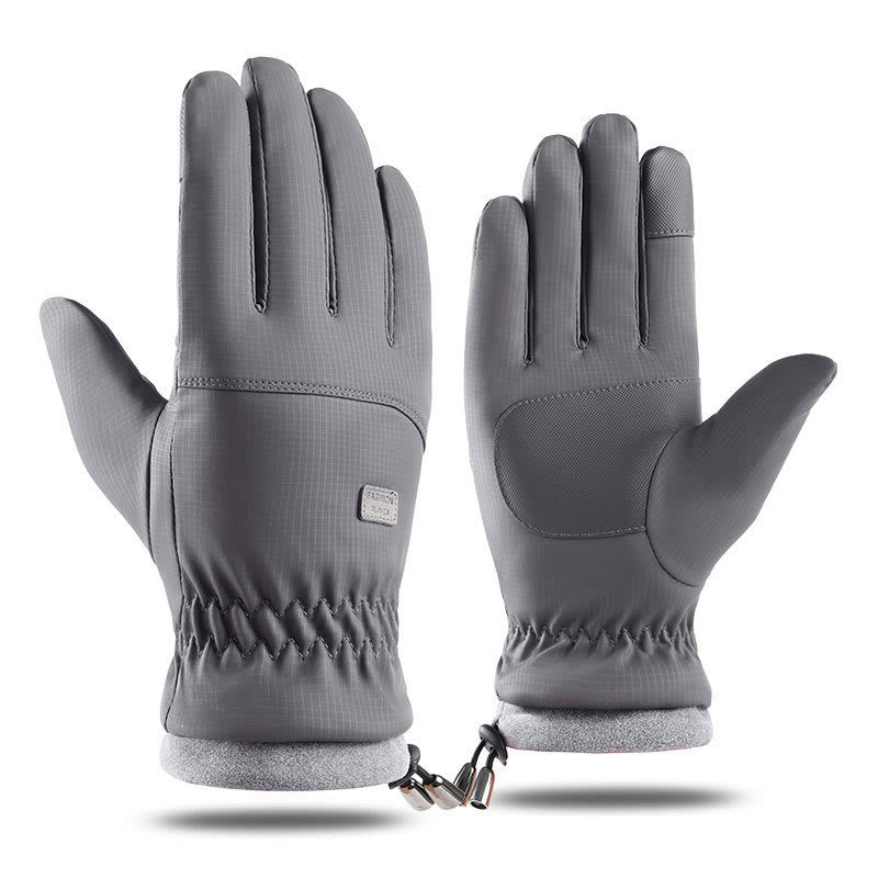 Wasserdichte, dicke Skihandschuhe - Grau - Einheitsgröße - image 2