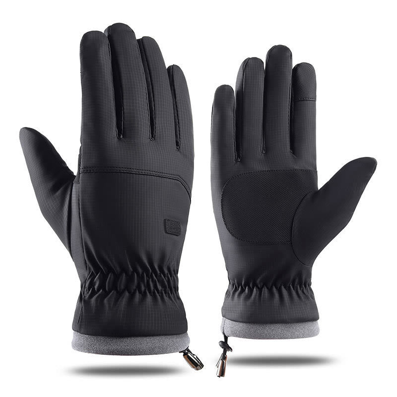 Wasserdichte, dicke Skihandschuhe - Schwarz - Einheitsgröße - image 0