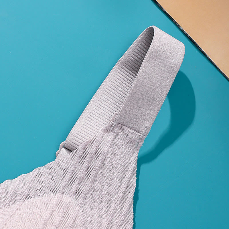 Kabelloser Sport-BH mit dünnem Wellenrand - image 13