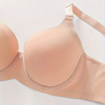 Dünner, glatter, nahtloser Push-up-Bügel-BH